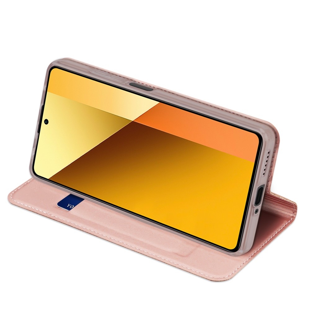 DUX knižkové púzdro na Xiaomi Redmi Note 13 5G - ružovozlaté