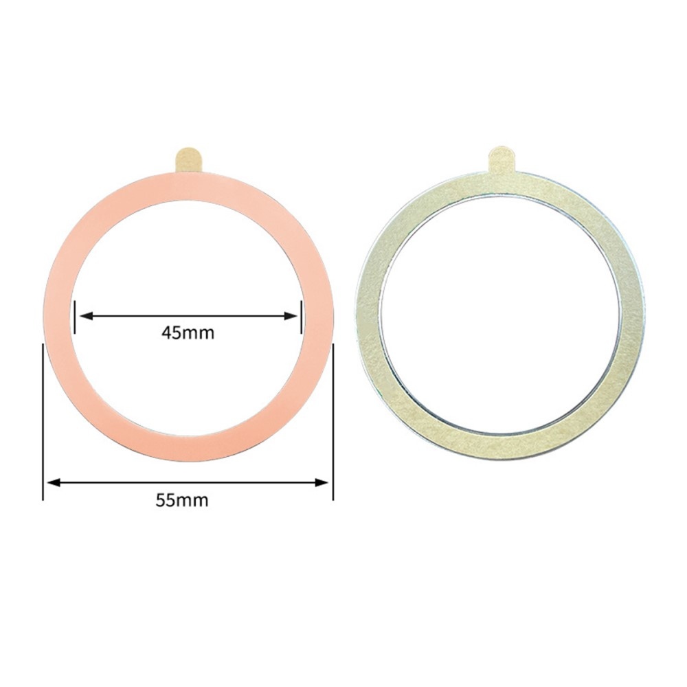 Ring nalepovací magnetický krúžok pre MagSafe - ružový